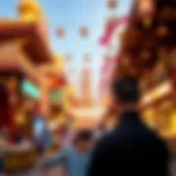 Vibrant cultural displays at Global Village