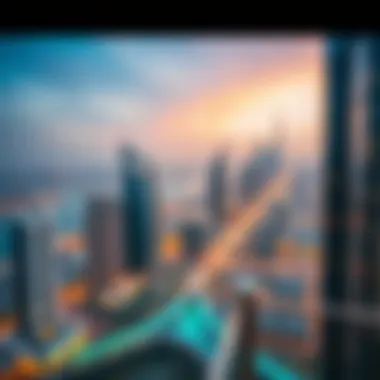 Cityscape Views from the Imperial Residence Tower Panoramic cityscape view from the Imperial Residence Tower, illustrating its prime location