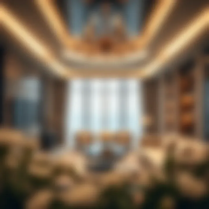 Elegant Interiors of the Imperial Residence Units Luxurious interior of a unit in the Imperial Residence Tower highlighting the elegance and space