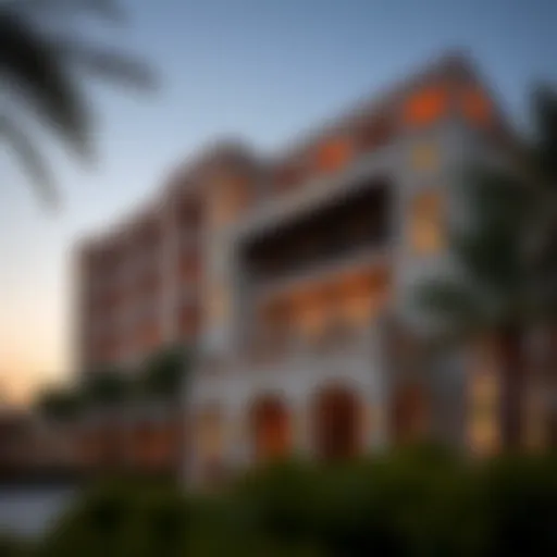 Exterior view of The Manor Hotel showcasing its architectural design