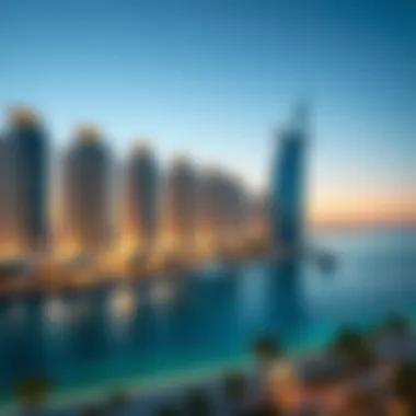 Market trend graphs illustrating real estate growth in Palm Jumeirah