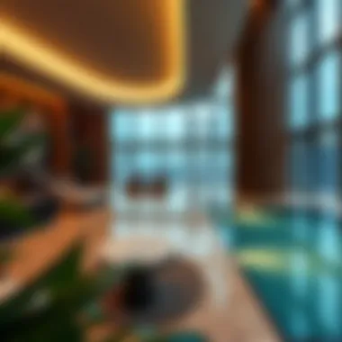 Luxurious amenities available at Park Central Tower