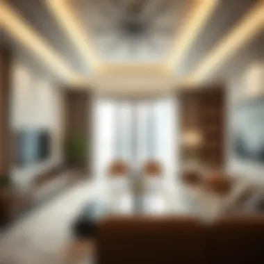 Interior of a modern property in Dubai