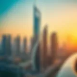 Stunning skyline of Dubai showcasing luxury high-rises