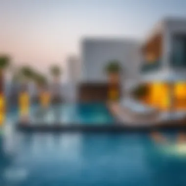 Luxurious amenities at ذا فيو النخلة highlighting the modern lifestyle