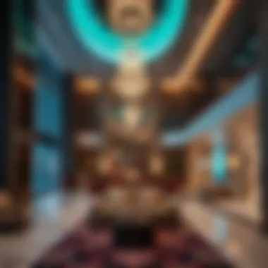 Luxurious Lobby at Wyndham Dubai Marina Luxurious lobby at Wyndham Dubai Marina