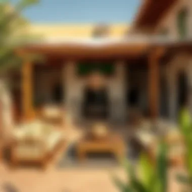 Community gathering area reflecting local culture and traditions