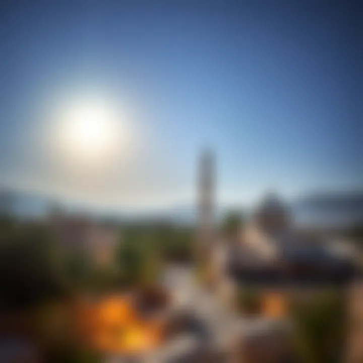 Scenic view of Al Ain Zakhir highlighting its historical significance