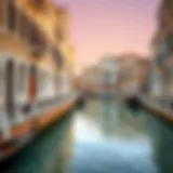 Canals and Architecture in Dubai's Venice Stunning canals reflecting Venetian-style architecture in Dubai