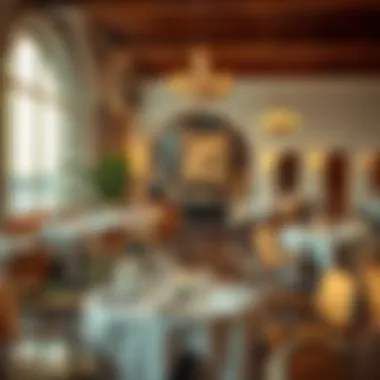 Culinary Delights in Venice of Dubai Elegant dining options showcasing exquisite cuisine