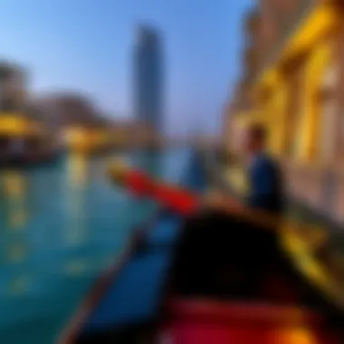 Gondola Experience in Dubai Luxurious gondola rides amidst vibrant surroundings