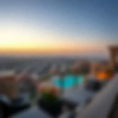 Stunning views from Villa Ria's terrace overlooking the community