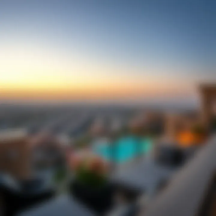 Stunning views from Villa Ria's terrace overlooking the community