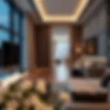 Luxury apartment interior showcasing modern design