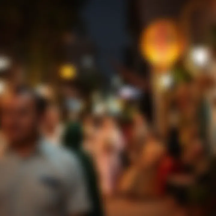 Cultural events taking place in Wadi Al Shouk, illustrating community engagement and cultural diversity.