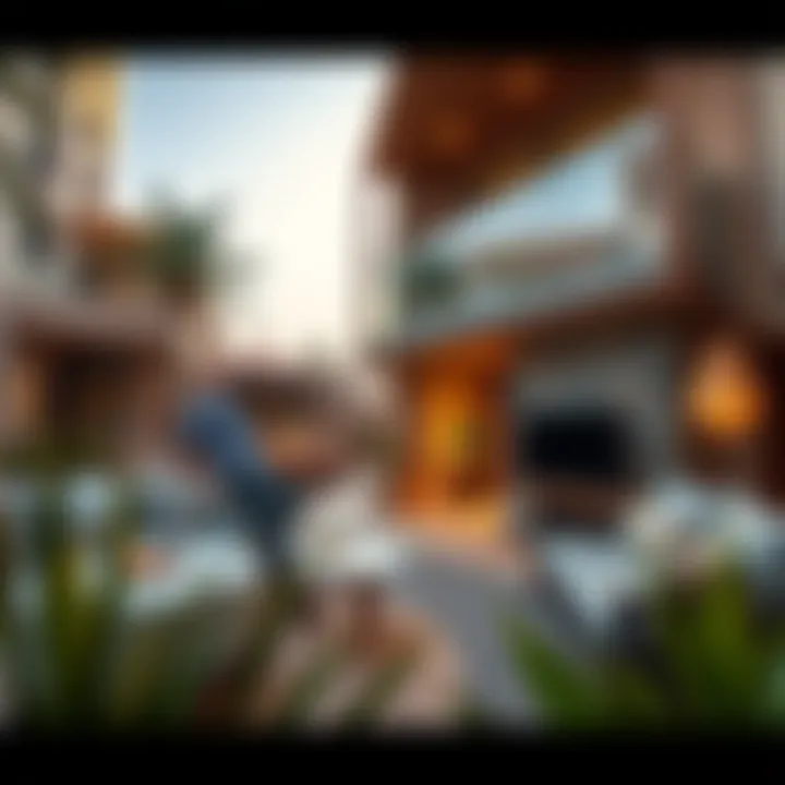 Diverse property options available in Wadi Al Shouk, highlighting modern living styles.