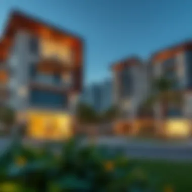 Modern residential developments and luxury homes in Zabeel