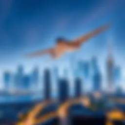 Stunning skyline view of Zabeel, showcasing luxury architecture