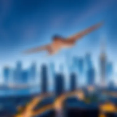 Stunning skyline view of Zabeel, showcasing luxury architecture