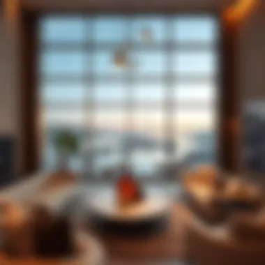 Interior design features of Zumurud Tower Marina reflecting modern living