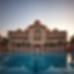Exterior view showcasing the grandeur of Five Palm Jumeirah Hotel