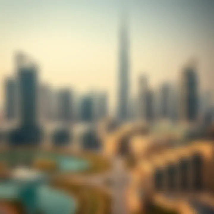 A stunning skyline view of Dubai showcasing modern architecture