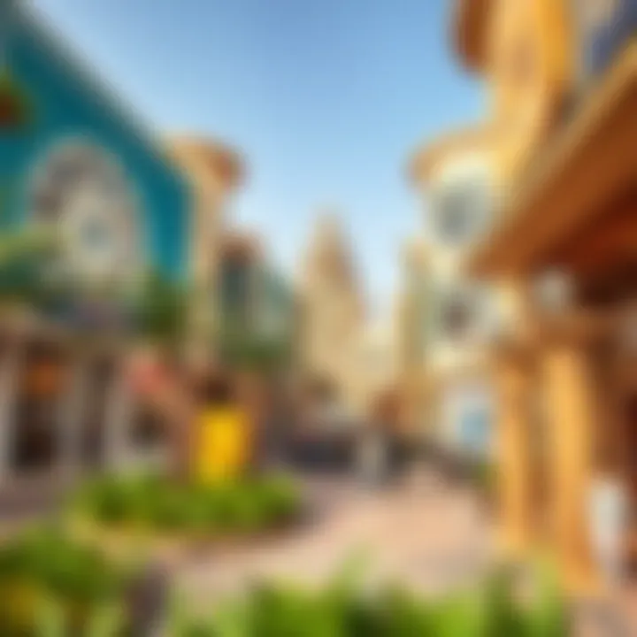 Investment opportunities highlighted in the commercial areas of Global Village