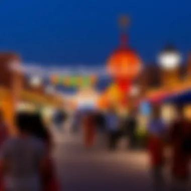 Cultural festivities at Dubai's Global Village featuring diverse traditions