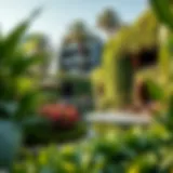 A Lush Garden Oasis in Dubai Lush garden in the heart of Dubai