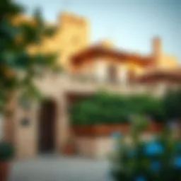 Traditional architectural features of Al-Rahba houses