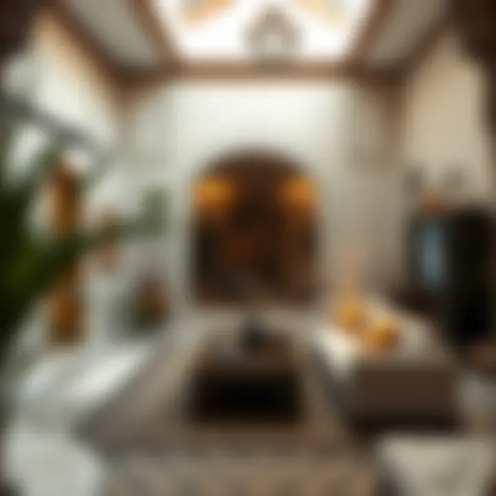 Inside a Traditional Al-Rahba Home Interior layout of a traditional house in Al-Rahba