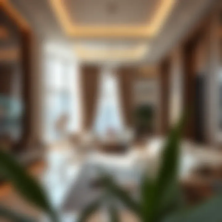 Luxurious apartment interiors in Janayen Avenue