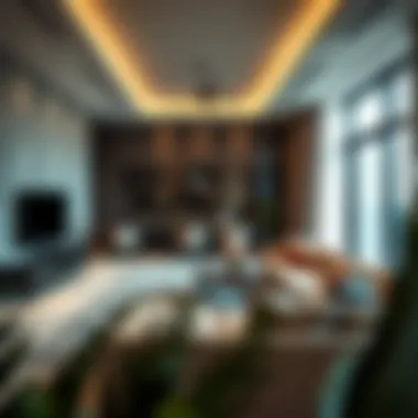 Luxurious interior of a residence in Jewels Tower 2 highlighting comfort and style