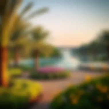 Sustainable landscaping and environmental initiatives at Khaleej Al Arabi Park