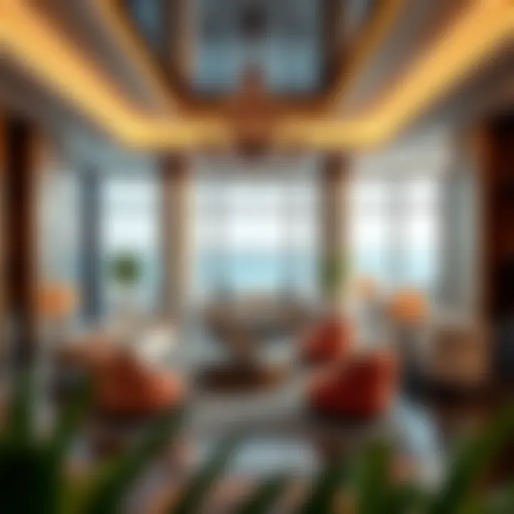 Luxurious Interiors of La Perle Interior of La Perle highlighting luxury and elegance