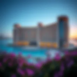 Panoramic view of La Perle showcasing its architectural design