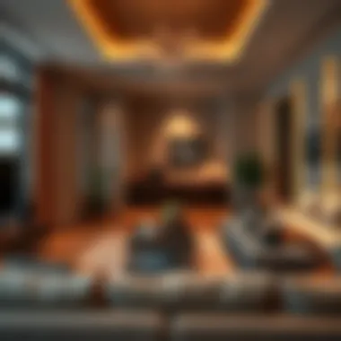 Cozy apartment interior in Dubai