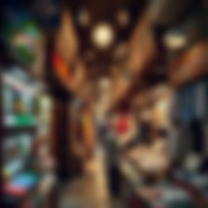 Inside Lulu Souk featuring vibrant stalls and local merchants.