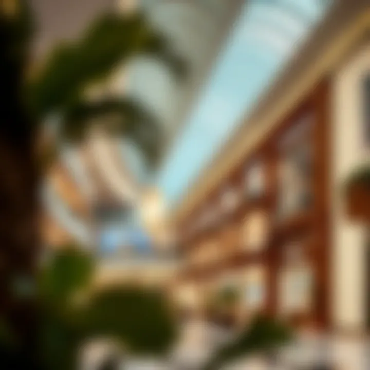 Luxury Shopping Experience at Madinat Zayed Mall A vibrant selection of luxury retail stores within the mall