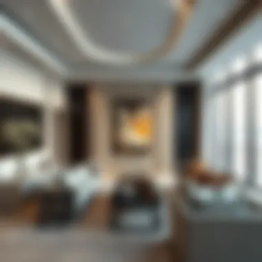 Luxurious interior design showcasing elegance and comfort within Maison Privée