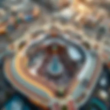 Aerial Overview of the Mall of the World Aerial view of the Mall of the World showcasing its expansive layout