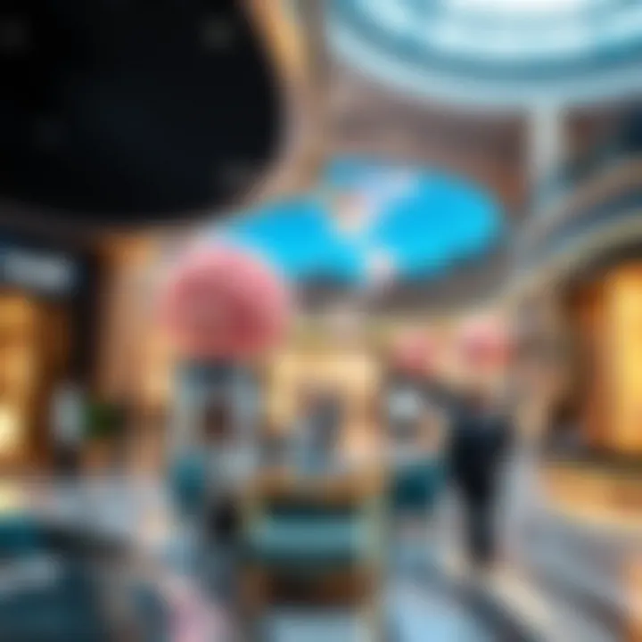 Luxury Retail Experience at the Mall Luxury retail spaces within the Mall of the World