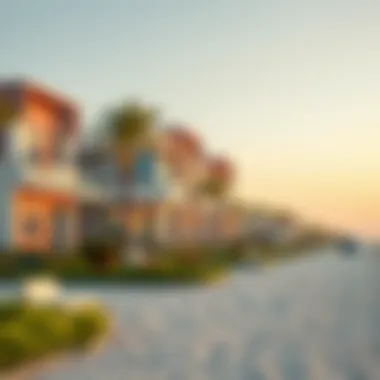 Beachfront Facilities and Surrounding Parks Vibrant beachfront area highlighting nearby facilities and parks