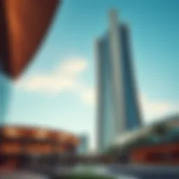 Modern architectural design of Manazil Tower Four