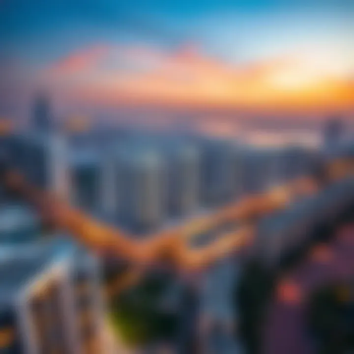 Aerial View of Maryah Vista's Strategic Location Aerial view highlighting the strategic location of Maryah Vista