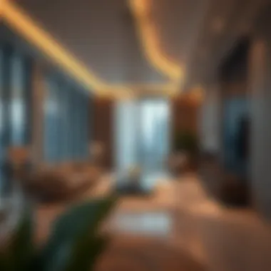 Interior of a Luxurious Apartment in Maryah Vista Luxurious apartment interiors showcasing modern design