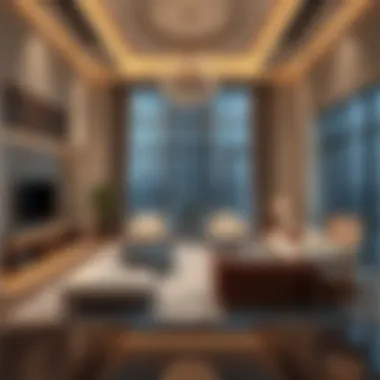 Luxury Interiors of Mesk Midtown Luxurious interior design of Mesk Midtown apartments