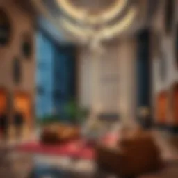 Luxurious lobby of Metro Central Hotel showcasing modern design