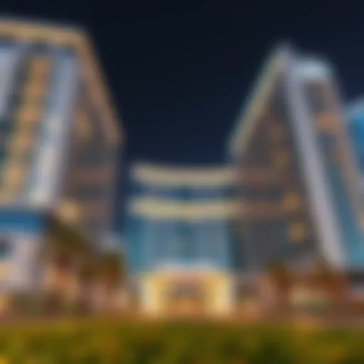 Exterior view of Millennium Atria showcasing modern architecture