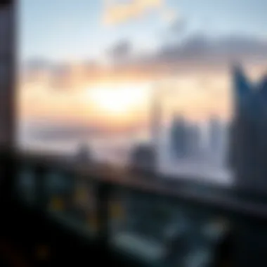 Stunning panoramic view from Millennium Atria balcony